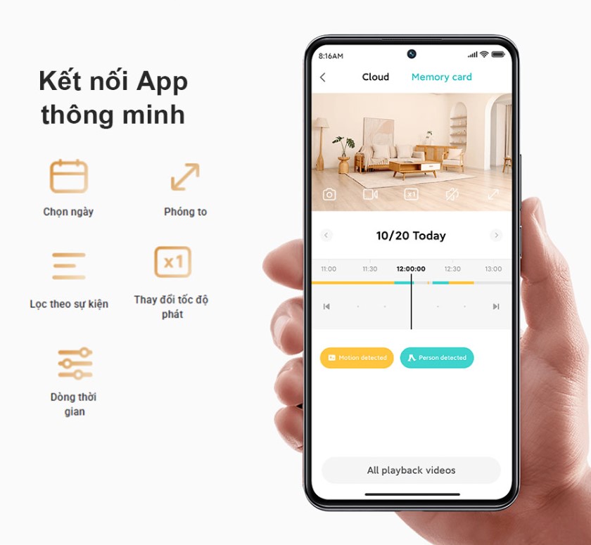 Camera IP 360 độ 3MP Xiaomi Mi Home Security C301 kết nối App