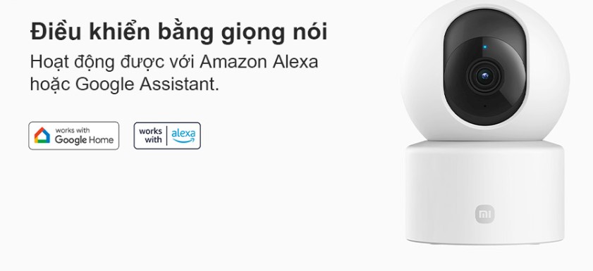 Camera IP 360 độ 3MP Xiaomi Mi Home Security C301 điều khiển bằng giọng nói