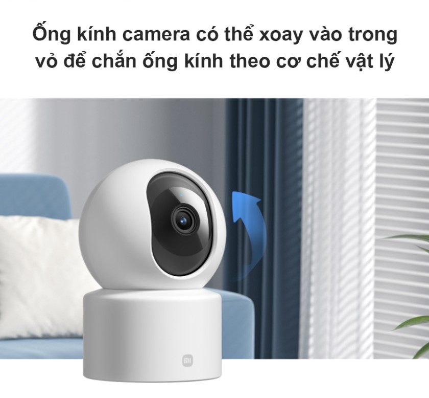 Camera IP 360 độ 3MP Xiaomi Mi Home Security C301 ống kính camera