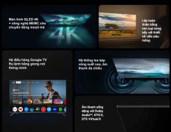 Tivi Xiaomi 55 inch A Pro Google TV QLED 2026 ưu điểm nổi bật