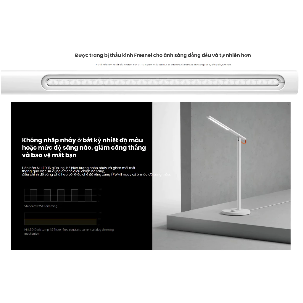 Đèn bàn Xiaomi Desk Lamp 1S thiết kế tinh tế