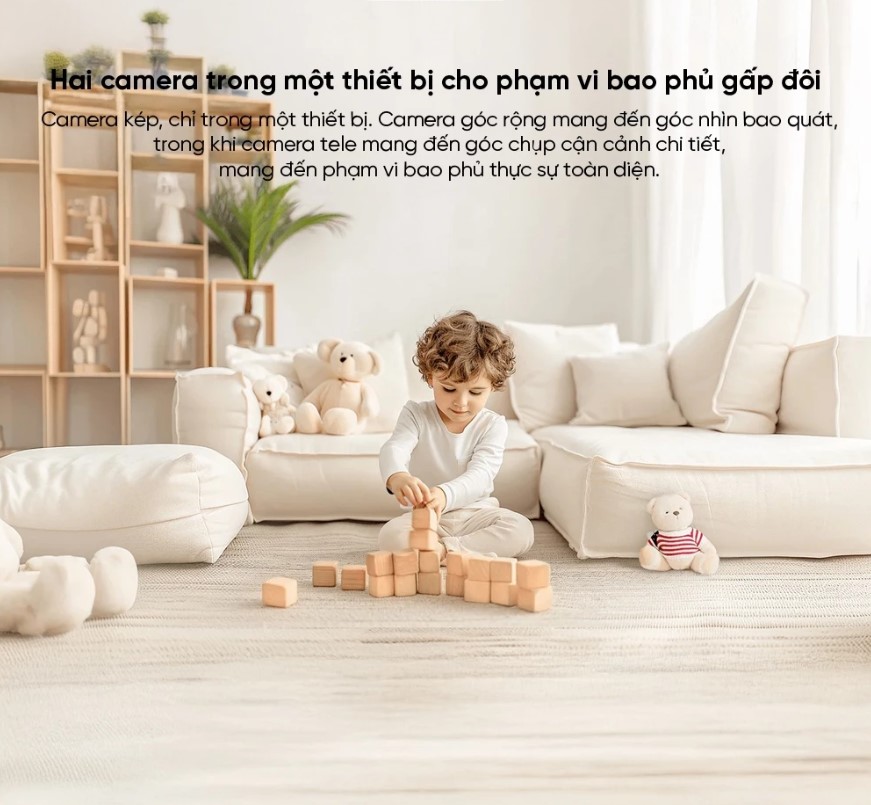 Camera IP 360 độ 4MP Xiaomi C500 Dual 2 camera