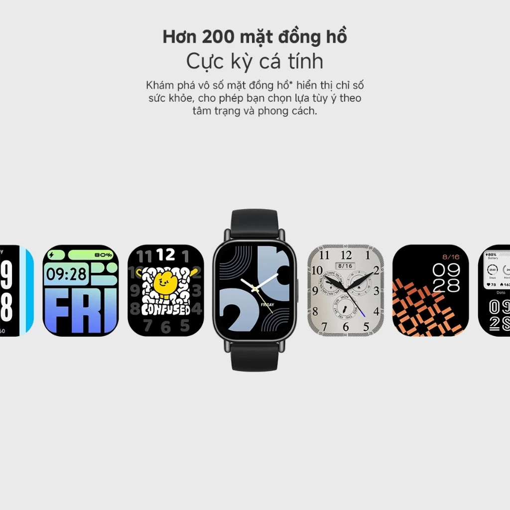 Đồng hồ thông minh Xiaomi Redmi Watch 5 Lite cá tính
