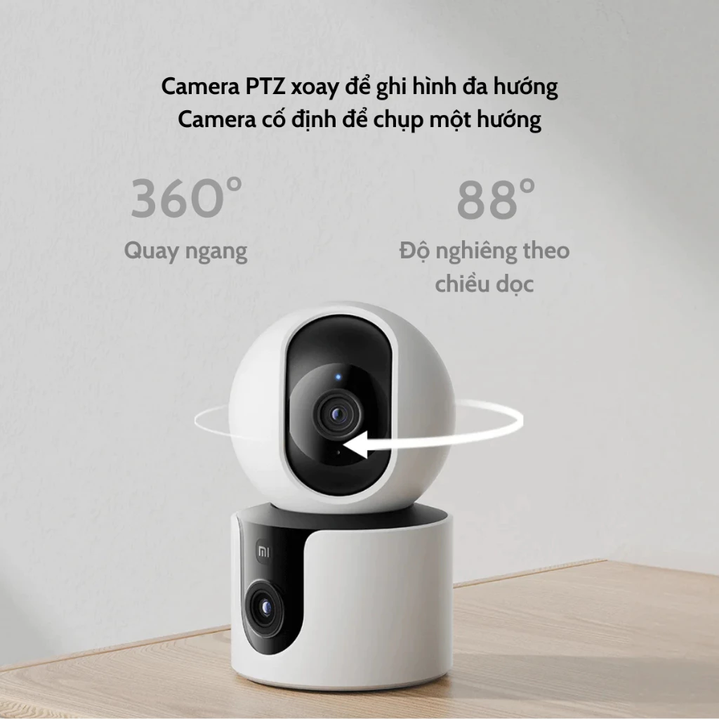 Camera an ninh Xiaomi Smart Camera C300 Dual xoay 360 độ